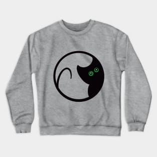 Little Black Cat Crewneck Sweatshirt